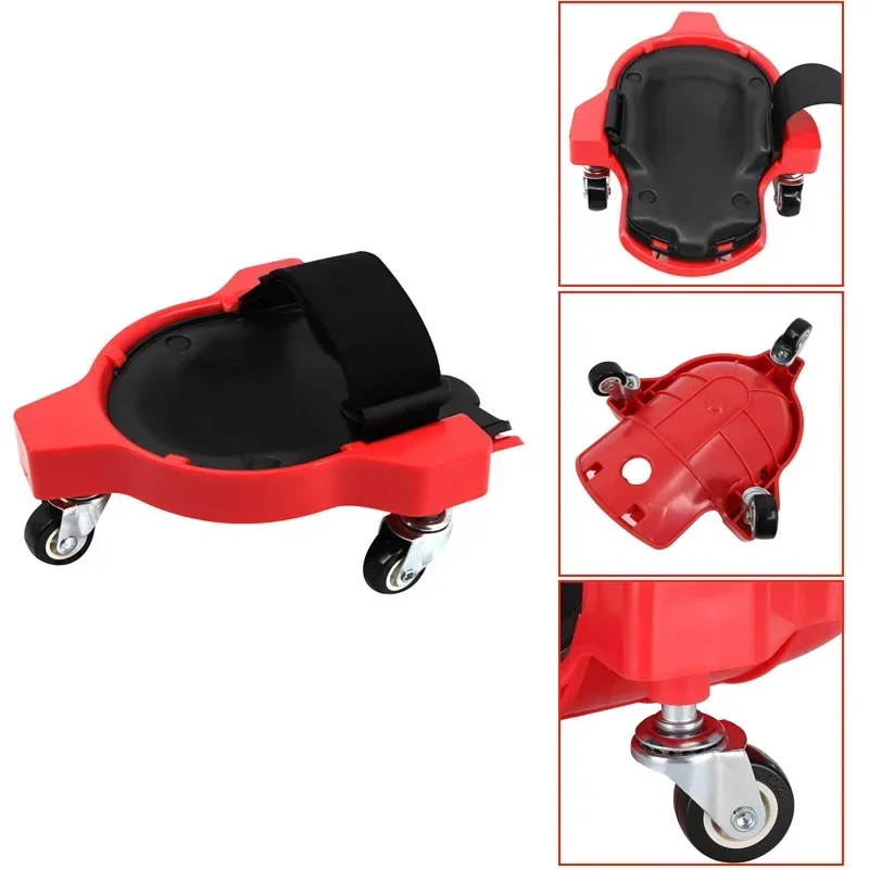 Multifunctional Kneeling Pulley Knee Pads Floor Tiles Seams Woodworking Universal Wheels Built in Foam Padded Mobile Kneepads