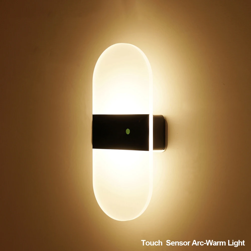 Rechargeable Wireless Wall Lights LED Indoor Light for Bedroom Bedside Balcony Corridor Lamps Decor LED Wall Lamp Home Decor