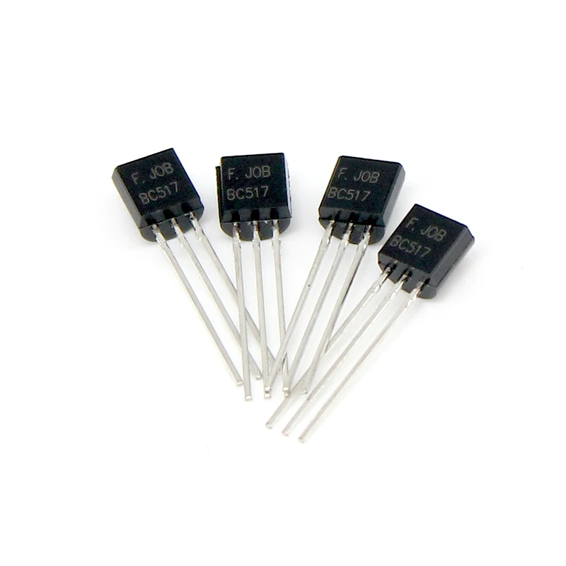 BC517 Transistor Darlington Transistors set 50pcs 30v 1a Amplifier Silicon NPN Triode Transistor TO-92 BJT In Stock bjt transistor transistors kit