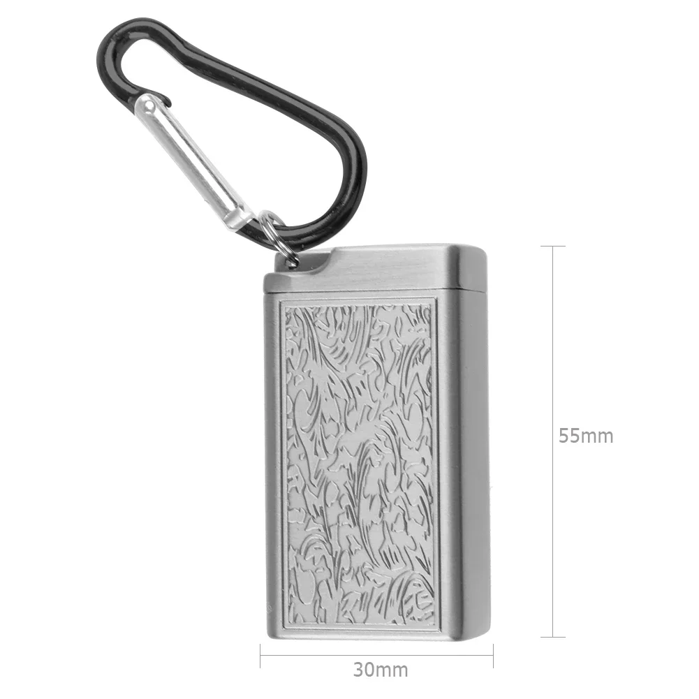 Mini Portable Ashtray Cigarette Keychain Outdoor Pocket Smoking Ash Tray With Lid Key Chain for Travelling Ashtray