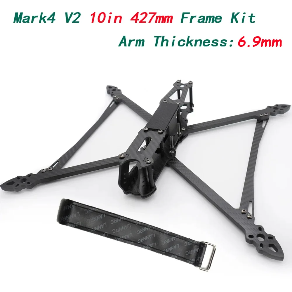 Mark4 V2 10 pouces 427 mm Cadre F722 Contrôle de vol 60A ESC 3115 900KV Moteur 1050 Hélice Caméra VTX Récepteur Antenne pour FPV Done – Image 2