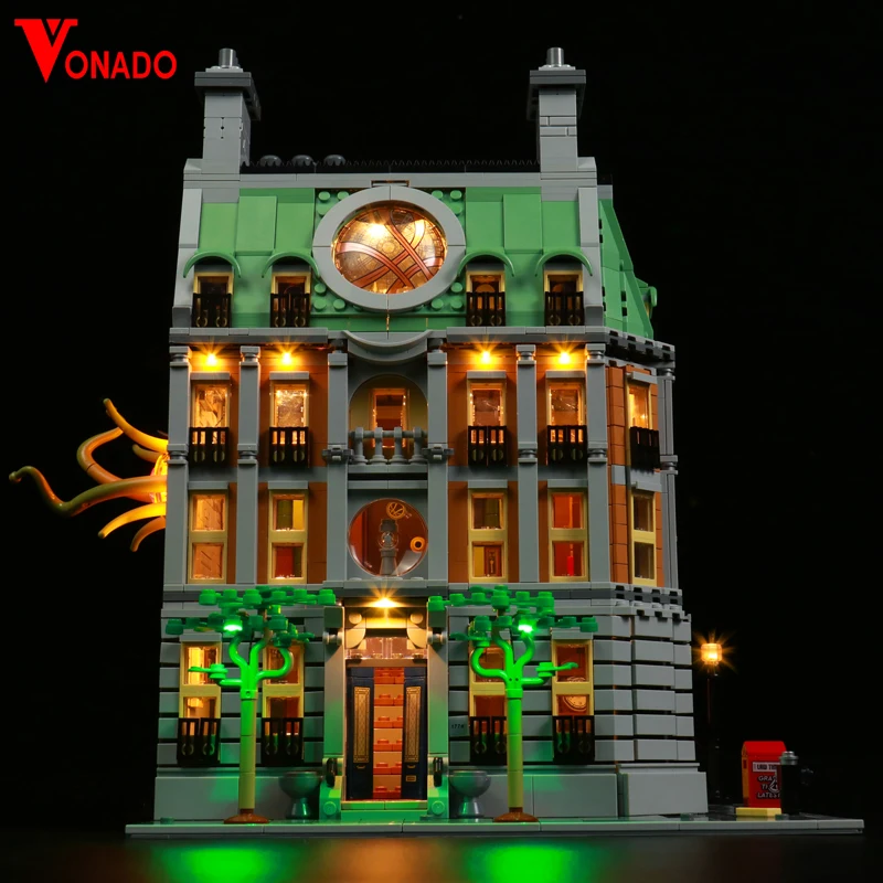 Vonado Led Light Kit Per 76218 Sanctum Sanctorum Building Blocks Set (Non Includere Il Modello) Mattoni Giocattoli Fai Da Te Per Bambini