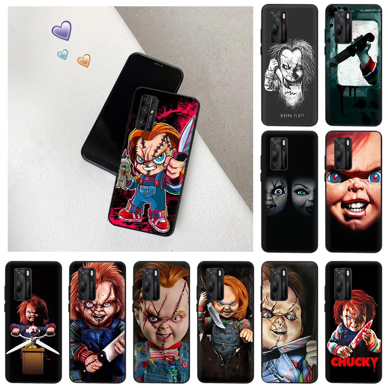Custodia Morbida In Silicone Per Google Pixel 6 Pro 5 5A 4 4A 3 Xl Huawei Mate 40 20 10 Lite P Smart-Z Custodia Horror Kid Chucky Cover
