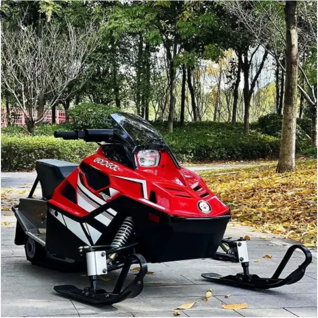 4 Stroke 300cc Chinese Kids Children Snowmobile Gasoline Snowscooter