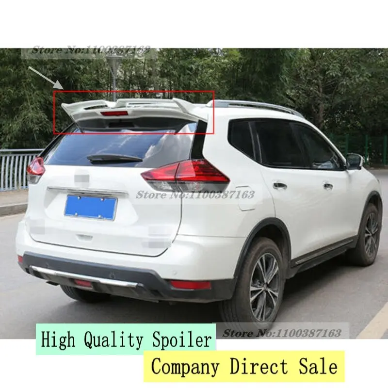 

Спойлер для Nissan Rogue X-trail 2014, 2015, 2016, 2017, 18, 2019, высококачественный материал ABS, Автомобильный задний багажник, крыло, аксессуары, комплект кузова