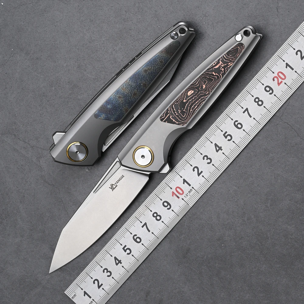 

YANGGE RIHE Design YG001 Folding Knife M390 Blade TC4 Titanium Handle Camping Outdoor Fishing Hiking Tactics Survival EDC Tools