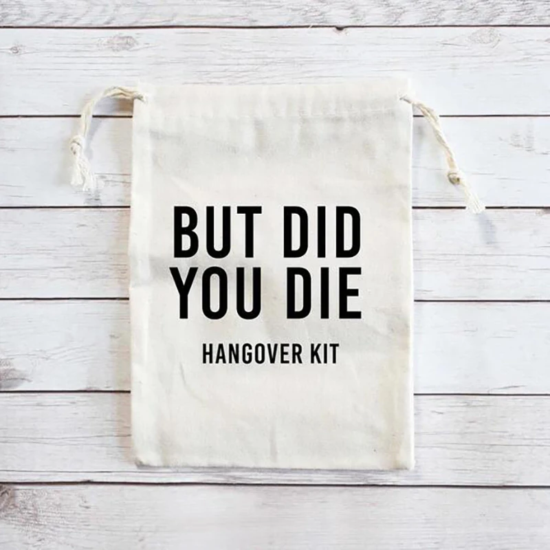 5pcs But Did You Die Survival Hangover Kit bags Vegas Bachelorette hen  Party Bachelor bridal shower bride to be wedding Favors