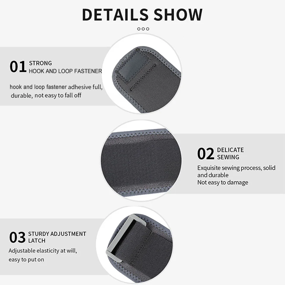 Tennis golf ball elbow strap 1PC Forearm Brace Strap Compression Elbow Compression Pad Brace for Pain Relief