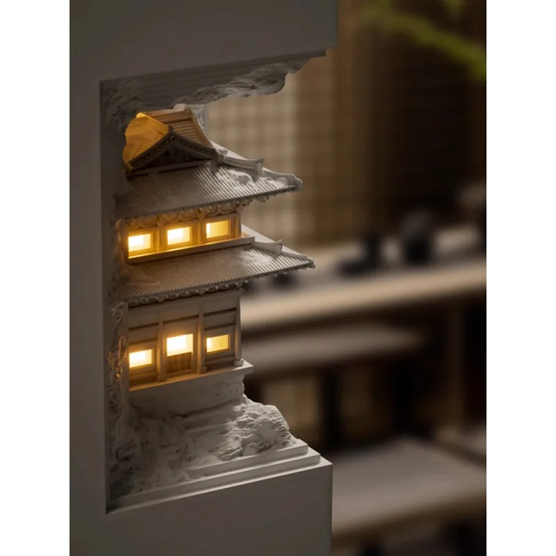 Embedded Gypsum Corner Induction Wall Lamp 3