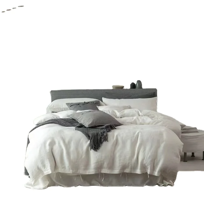 

New pure linen four-piece set bedding set