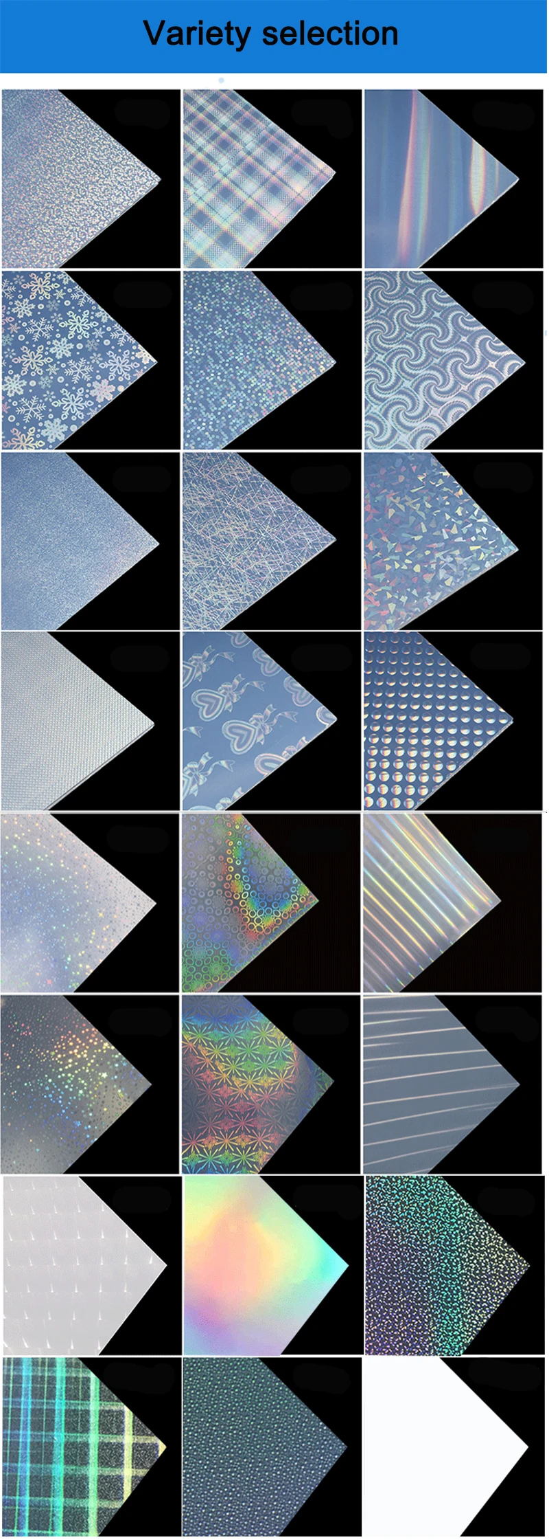 Shop Generic 20 Sheets Holographic Self Adhesive Paper Printable Vinyl ...