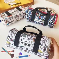 Snoopy cartoon Pencil Case portable Large Capacity Cosmetic Travel Storage Bag Stationary Pen Storage Bag Student Pencil Case 1