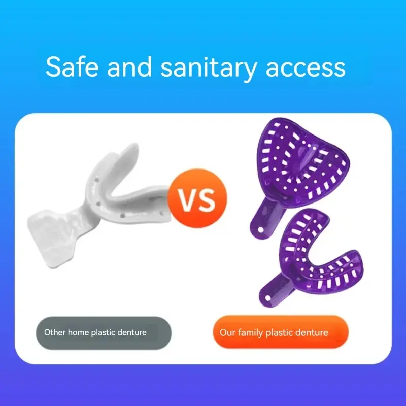 Disposable Dental Impression Trays with Rounded Edges