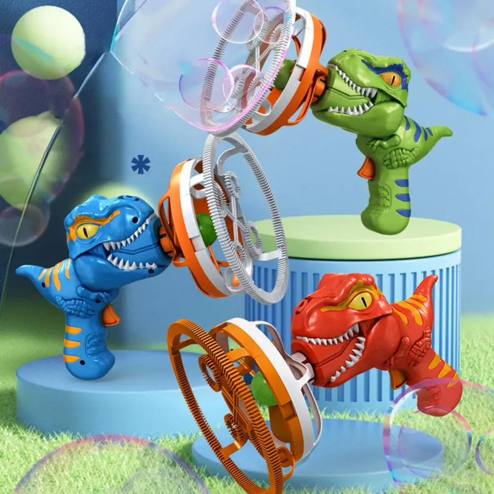 Bubble Blower ABS Bubble Blower Toy Cartoon Entertainment  Fashion Dinosaur Fan Bubble Machine 4
