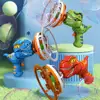 Bubble Blower ABS Bubble Blower Toy Cartoon Entertainment  Fashion Dinosaur Fan Bubble Machine 4