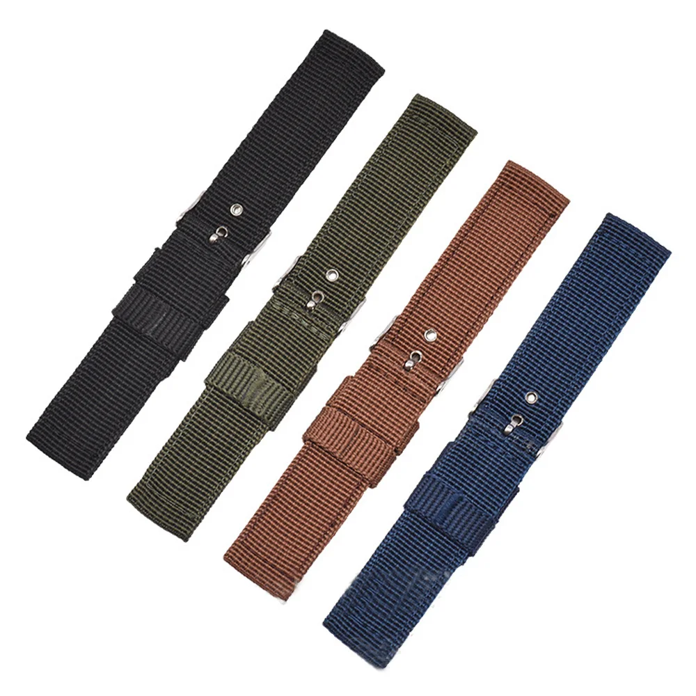 Waterproof Nylon Canvas Watch Band - Soft & Comfortable Universal Replacement Strap