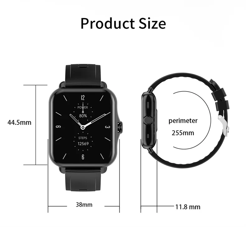 ECG Smart Watch Men Women Touch Clock Screen Sport Fitness Heart Rate Bluetooth Call Women Watch Compatible with ios For Xiaomi