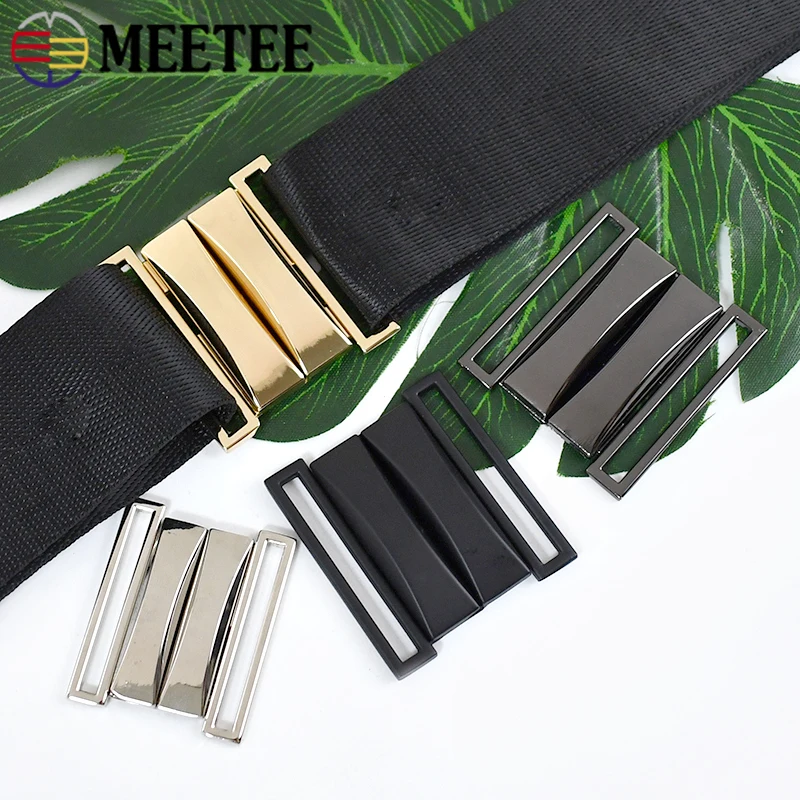 2Pcs 30-70mm Metal Belt Buckle Coat Decorative Buttons