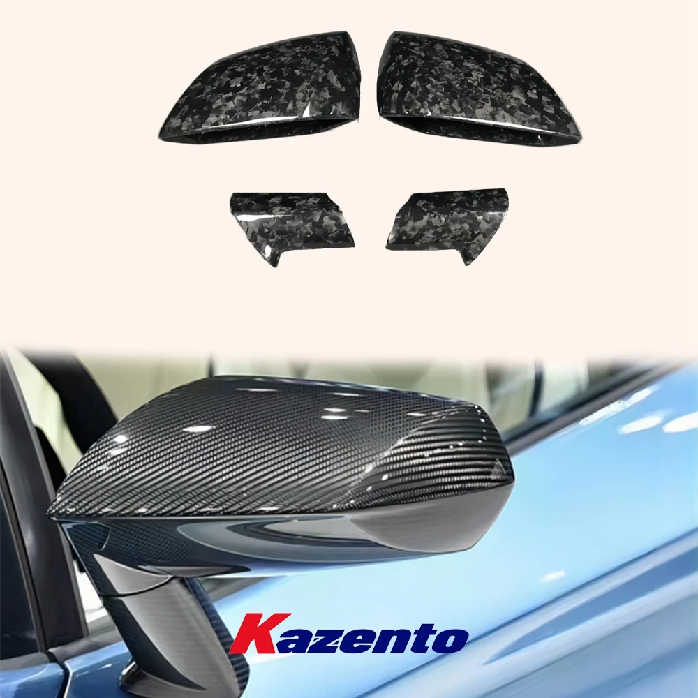 

For Lamborghini Huracan STO Dry Forged Carbon Fiber Side Mirror Cover Pair