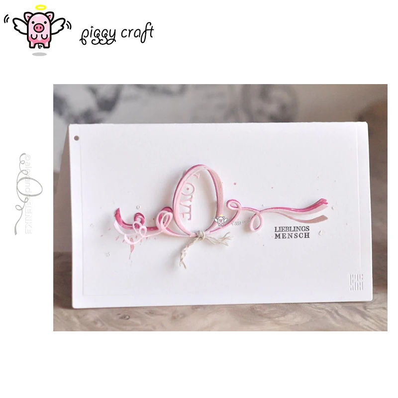 돼지 공예 금속 절단 다이 컷 다이 금형 부활절 달걀 O 편지 스크랩북 종이 공..