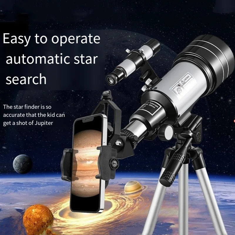 

Professional Astronomical Telescope 150 Times Zoom High-Power Portable Tripod Night Vision Deep Space Star View Moon Universe