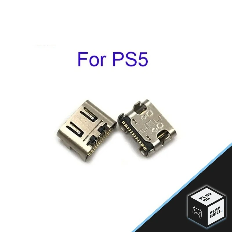 XX 1개 마이크로 USB 충전 포트 플러그 플레이스테이션 5 PS5 컨트롤러용