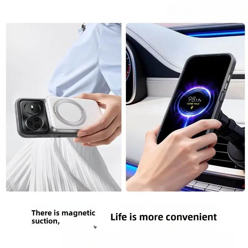 Magnetic Frosted Anti-Slip Acrylic Case with Shockproof Protection