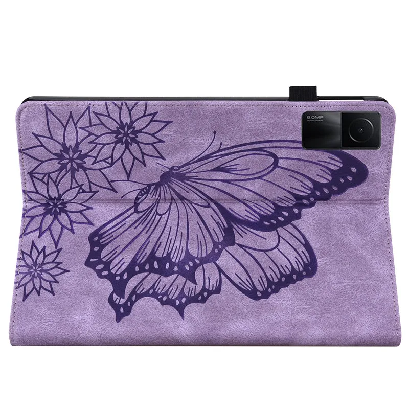 Funda Para Xiaomi Redmi Pad De 10.6 Pulgadas 2022, Ligera, A Prueba De Golpes, Con Soporte Giratorio, Funda Protectora Para Tableta Redmi Pad De 10.6 Pulgadas Lanzada En 2022 (morado Y Rosa