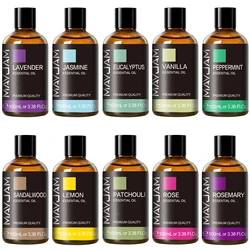 100ML Pure Natural Essential Oil for Aromatic Diffusers - Vanilla, Lavender, Mint, Bergamot, Rose Fragrance Blend (Lavender)