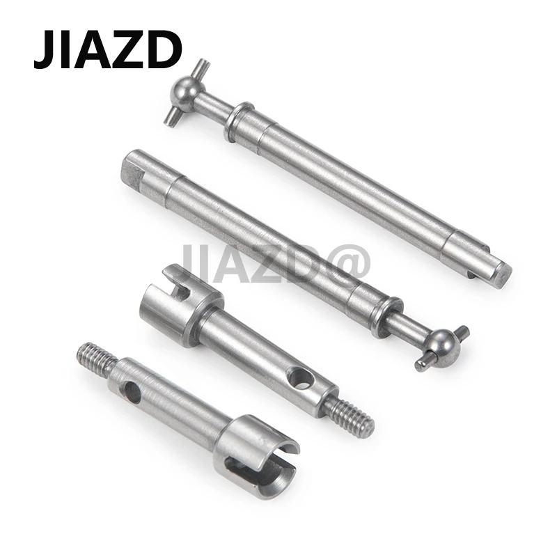 

Racing Stainless Steel Front Rear Axle CVD Drive Shaft Set for Axial SCX24 1/24 AXI90081 RC Crawler Car Upgrade Parts