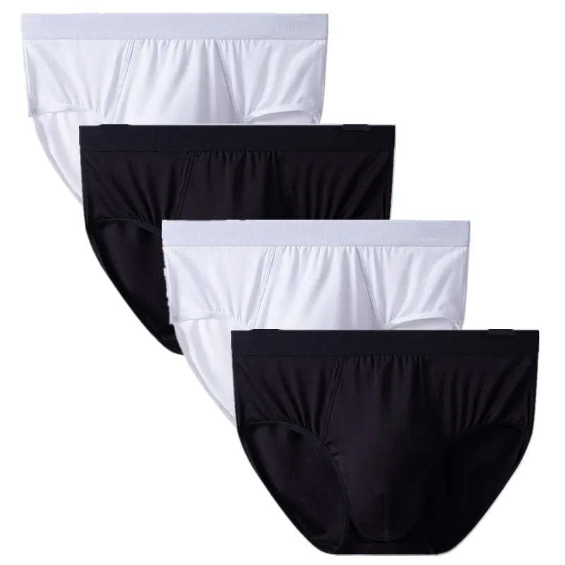 3Pcs Men Big Size Underwear Tighty-whities Sexy Lingerie Panties Briefs  White Color Underpants Homme Undies Undershorts Knickers - AliExpress