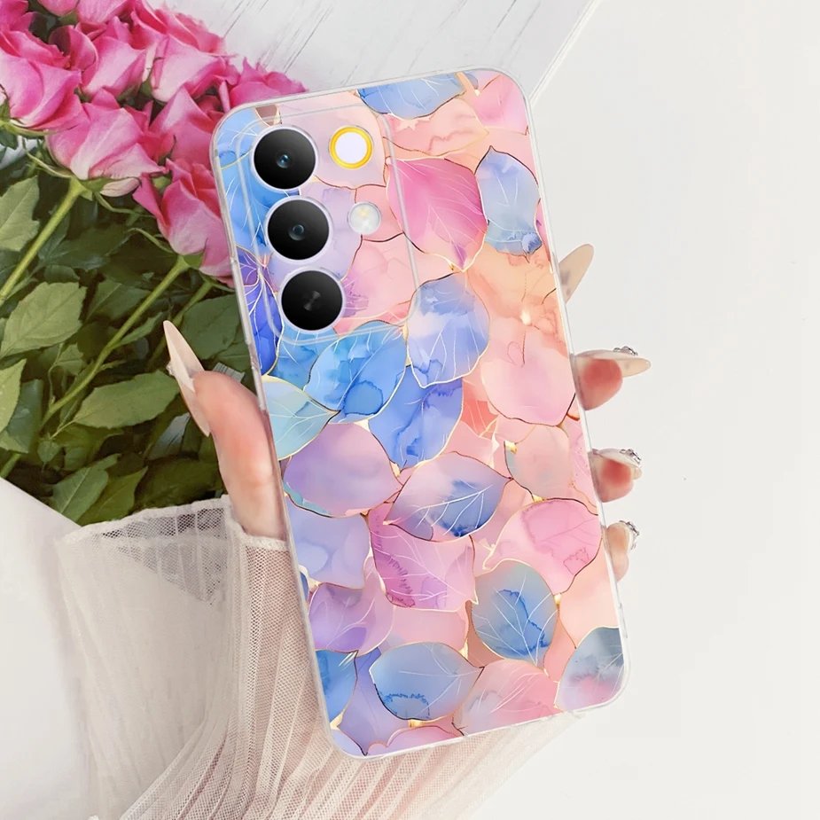Stylish Flowers & Butterfly Painted Soft Slim Phone Case