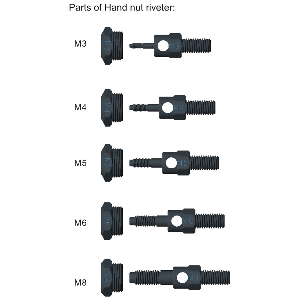 mao roscada rivet nuts guns rebitador de 01