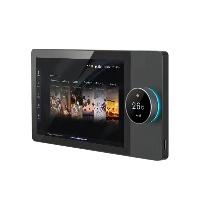 

8 inch Smart Home Zigbee Gateway Wifi Smart Control Panel 8 Inch Multi-Function Wall Touch Screen Tuya Center