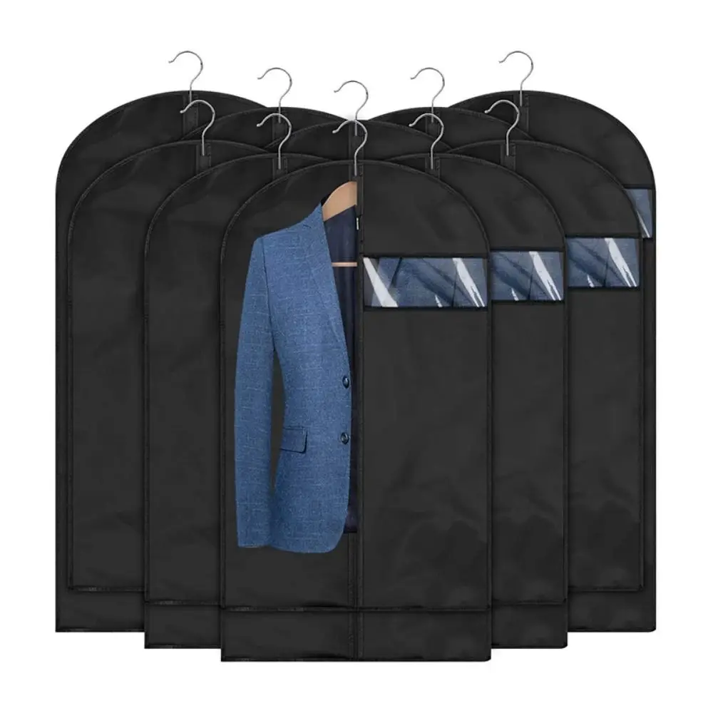 

Dustproof Clothing Covers Waterproof Clothes Dust Cover Coat Suit Dress Protector Hanging Garment Bags Closet Organizer