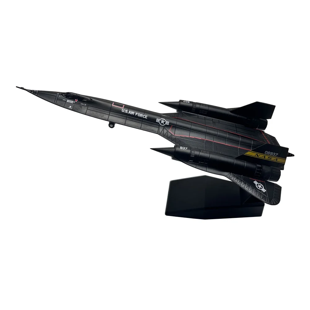 1/144 Scale US Lockheed SR71 SR-71 Blackbird 06937 Plane Diecast Metal Airplane Aircraft Ornament Model Boy Birthday Toy Gift