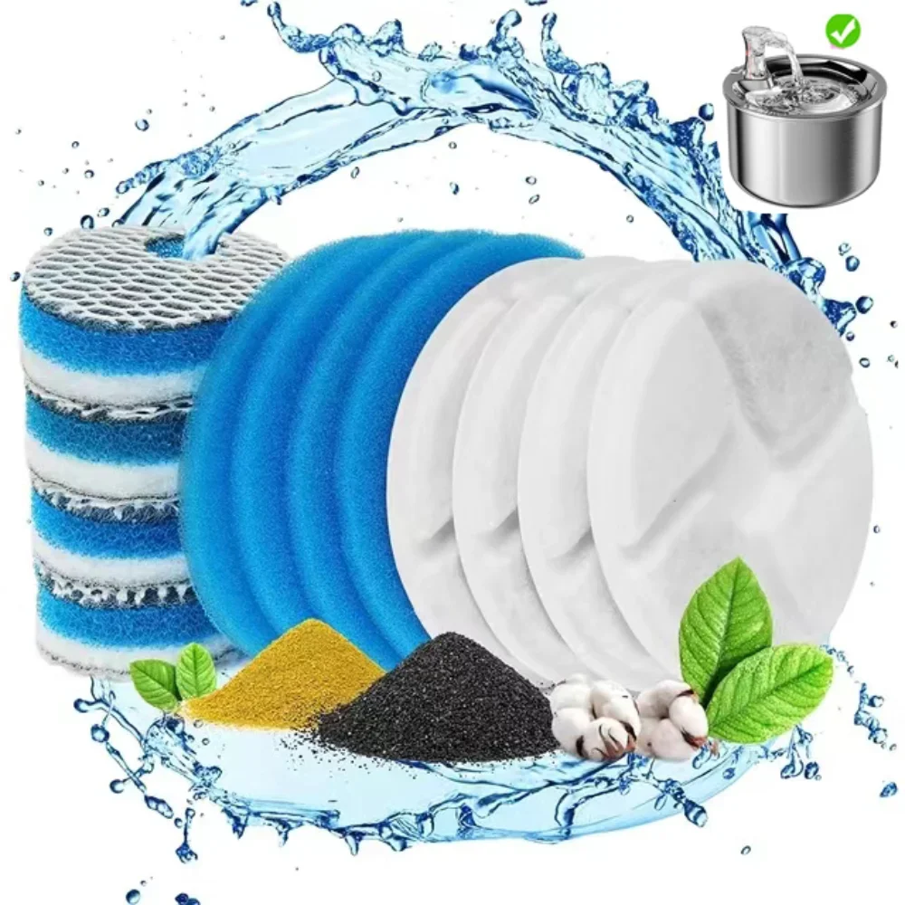 46812PCSCatWaterFountainFiltersActivatedCarbonReplacement
