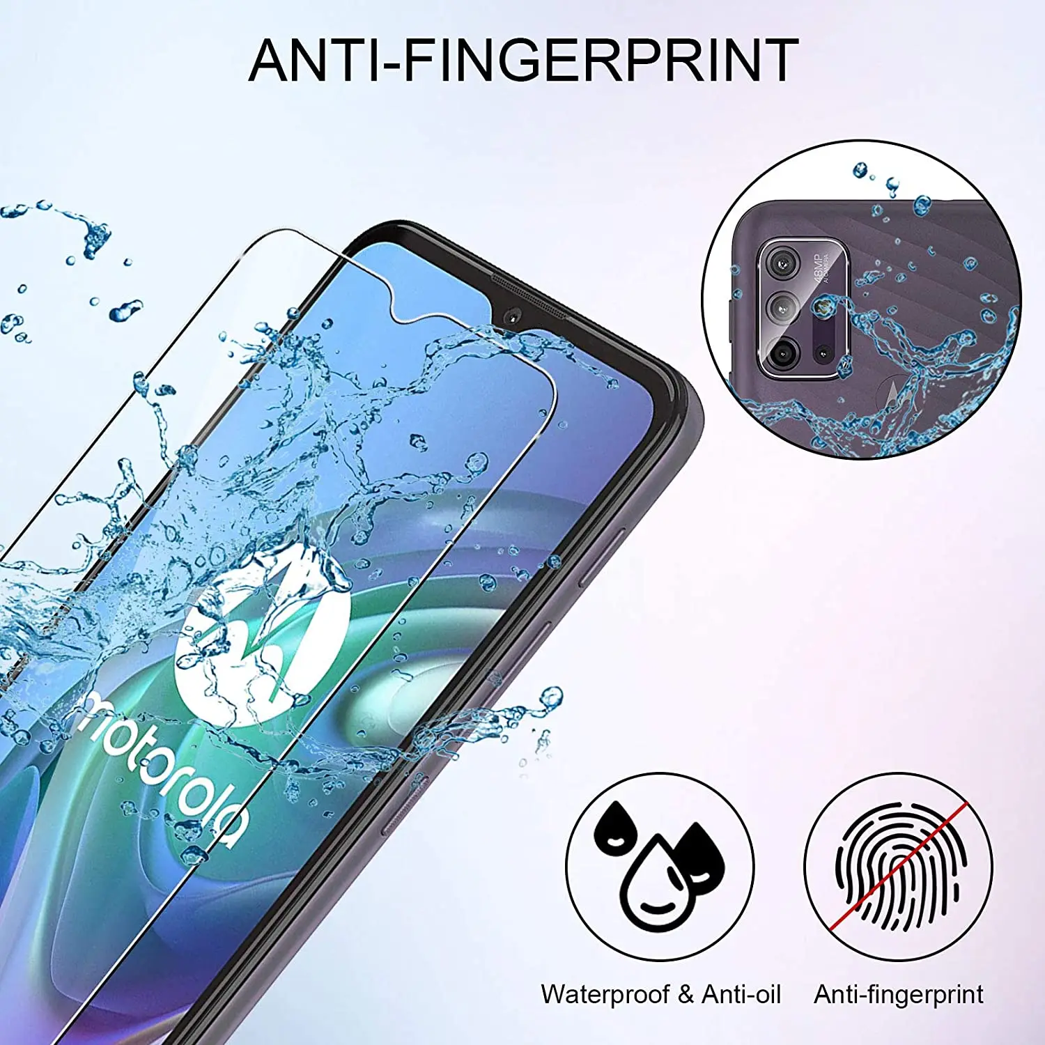 Premium Tempered Glass Screen Protector Film (5-Pack)