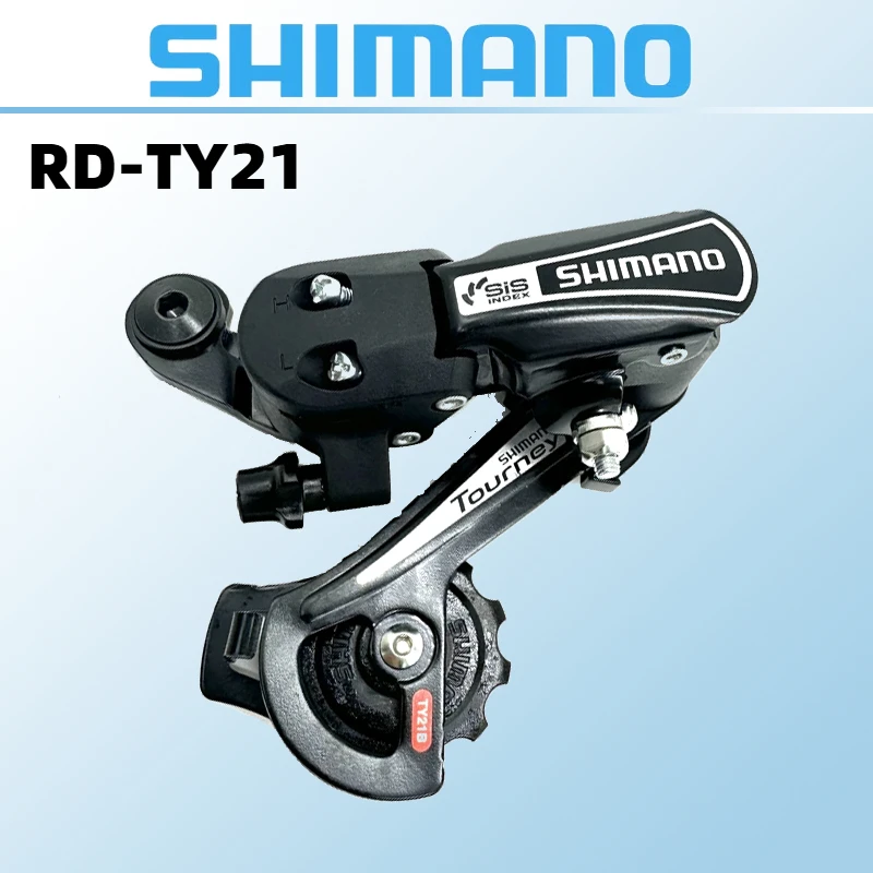 Dérailleur Shimano TY21 – 3x6/7 Vitesses – Cage Longue – Noir – OEM