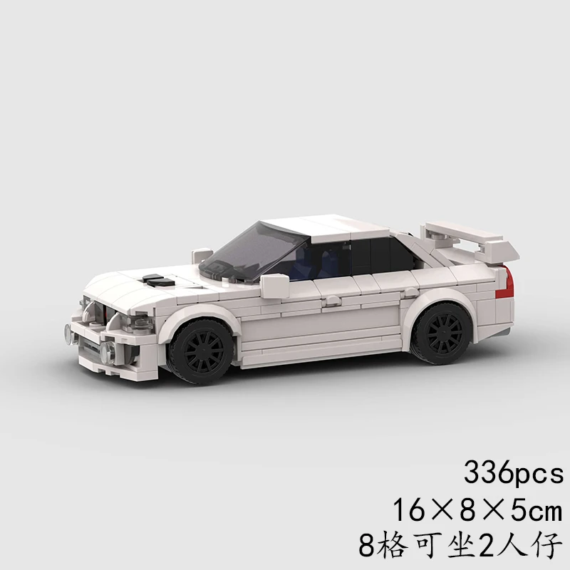 Lancer EVO V VI MOC автомобиль Tommi Makinen Edition скоростные чемпионы супер гонки F1 автомобиль строительный блок гоночный кирпич город технические