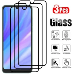 Premium Full Cover Tempered Glass Screen Protector and Protective Film for 3PCS Black FullGlass (Blackview A70)