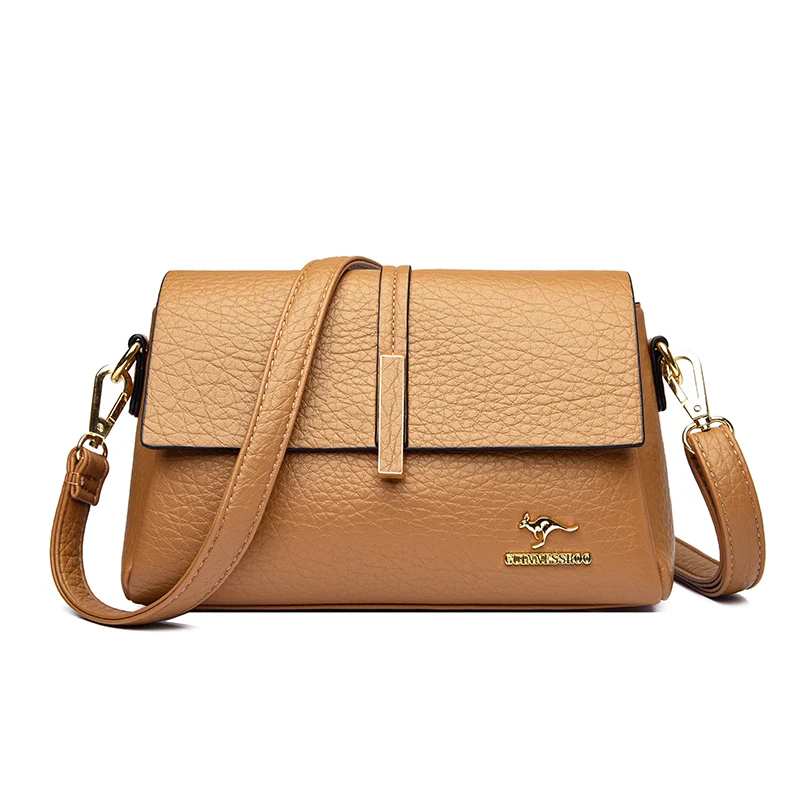 Piccola borsa a tracolla donna stile retro casual borsetta spalla_voghion.com