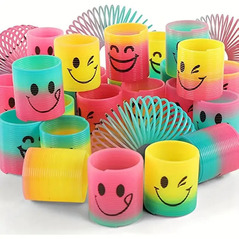 12PCS Rainbow Magic Springs Circle Toys for Children Birthday Party children toys