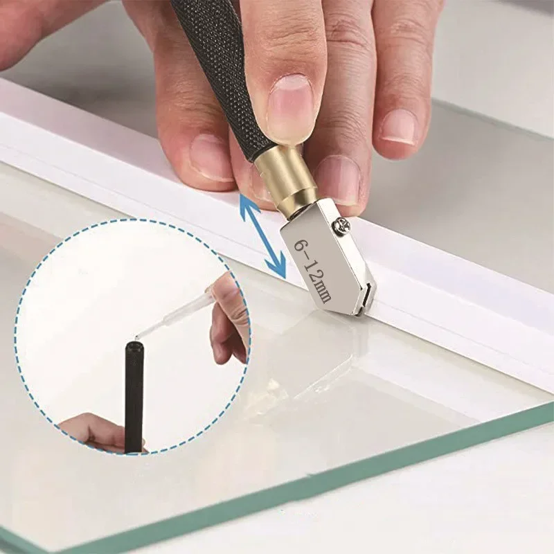 Glass Cutter Model TC-17 Professional Glass Cutting Wheel with Metal Handle Glass Cutting Hand Tool TC-17 Cutter Ceramic Tile Cutter tile glass cutter tile cutting tool
