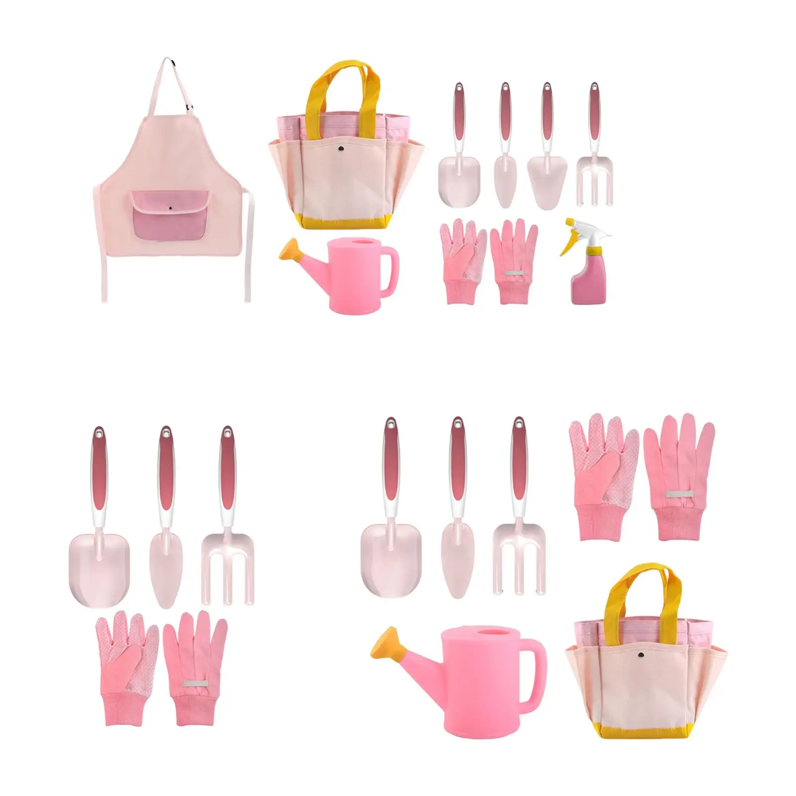 Little Girl Gardener Tool Set Teach Children About Gardening and Planting Holiday Gifts Practical Toys Rounded Edges Sturdy flower garden toy
