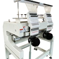 Buy "Domestic Industrial Double-Head Computerized Embroidery Machine | Ideal for Flat, Hat & Leather Embroidery" Online