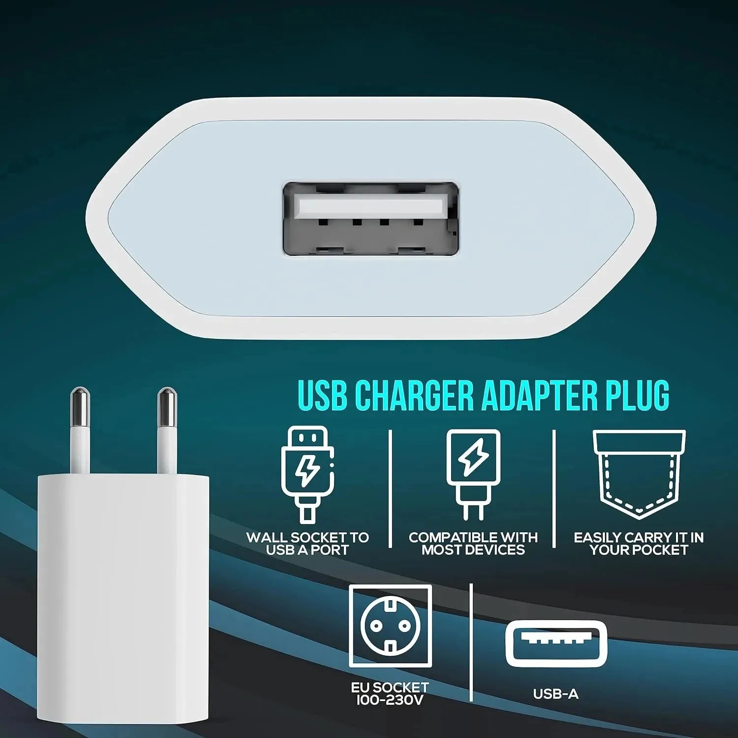 Adattatore Prese Universali 10 2p2 Con Usb Bianco POLY POOL 1 PZ - Coop Shop