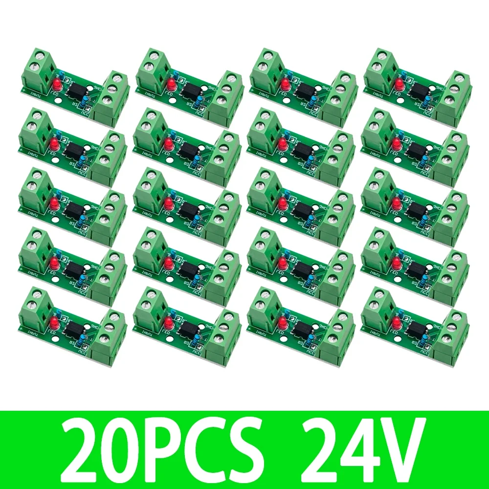 Lot De 4 Modules Optocoupleur PC817 1 Canal - Isolation Galvanique, 3-5V, Bornes à Vis