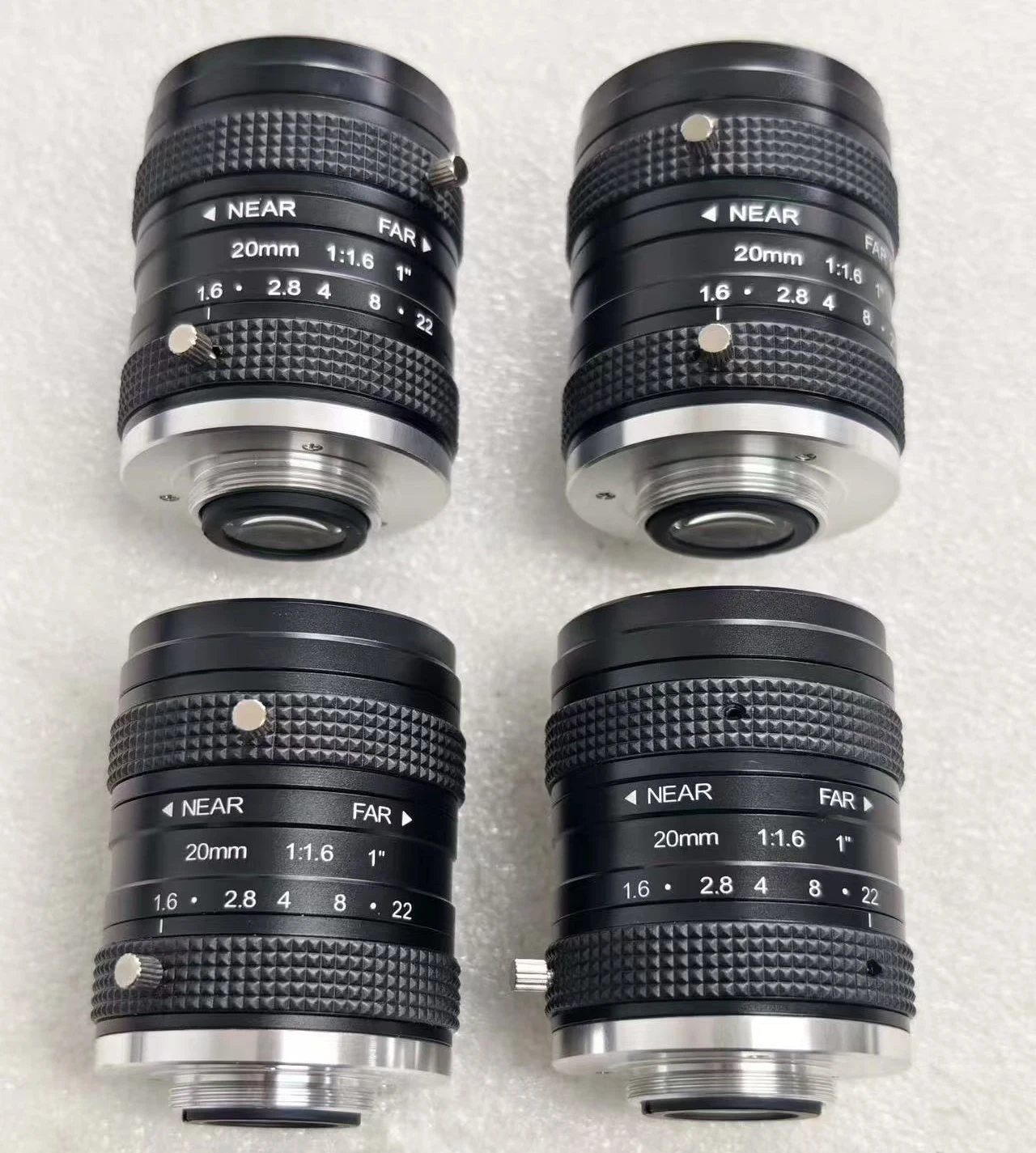 감시 렌즈 고화질 10MP C 마운트 1인치 센서 F1.6 산업용 카메라 렌즈 16mm 20mm 25mm 상태 양호
