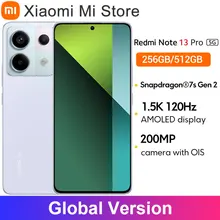 Global Version Redmi Note 13 Pro 5G Snapdragon? 7s Gen 2 Smartphone 67W Charging 200MP OIS Camera 1.5K 120Hz AMOLED display